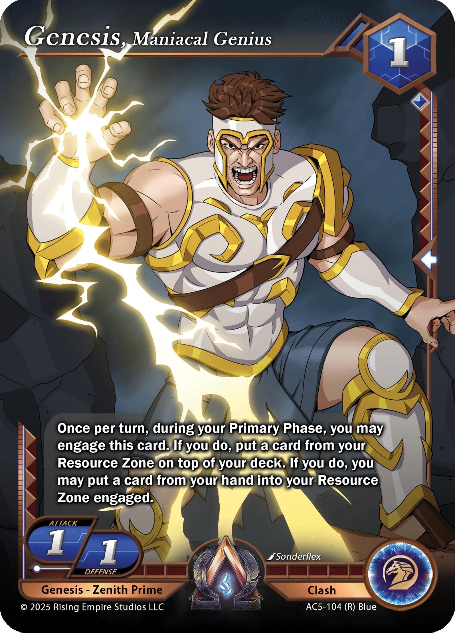Image for Genesis, Maniacal Genius (Equilibrium) (AC5-104) - Alpha Clash