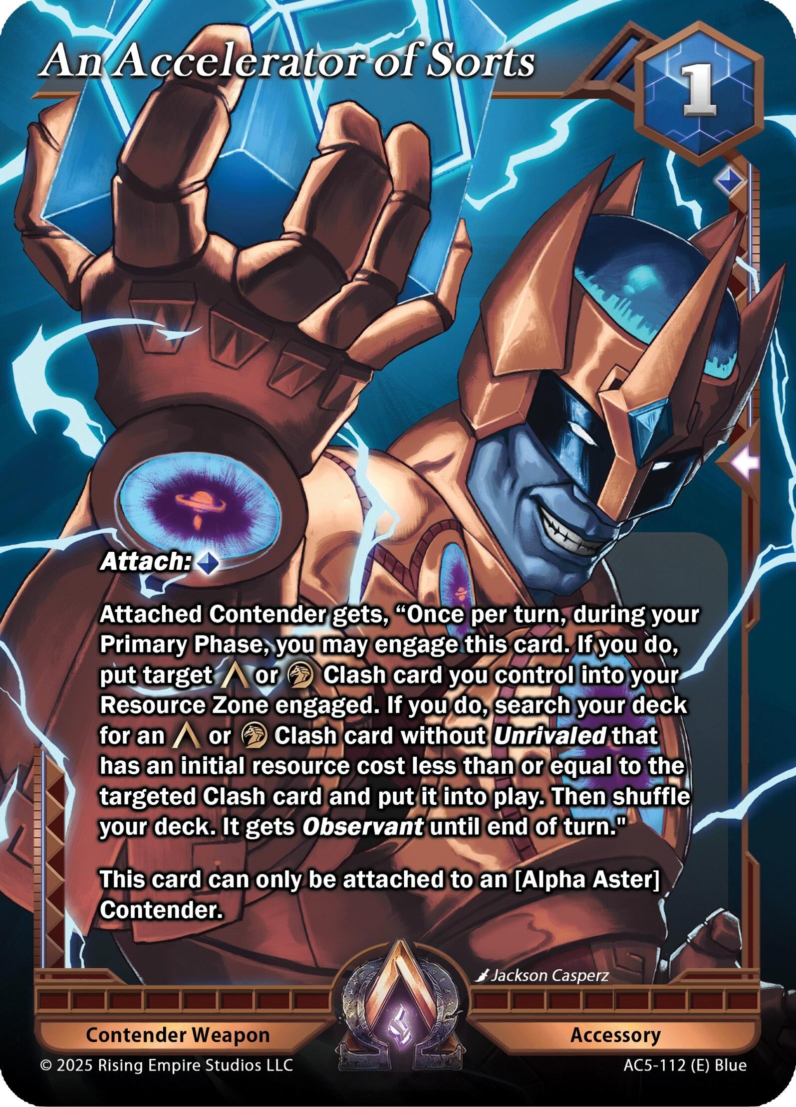 Image for An Accelerator of Sorts (Equilibrium) (AC5-112) - Alpha Clash