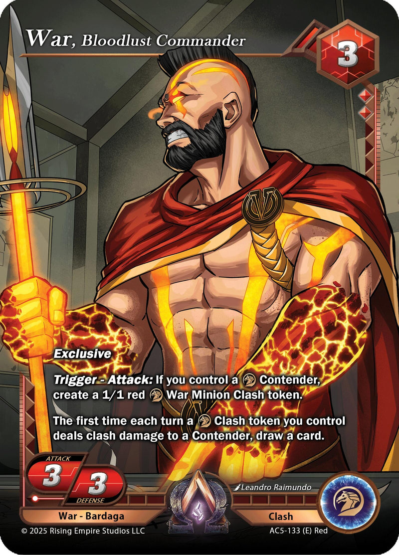 Image for War, Bloodlust Commander (Equilibrium) (AC5-133) - Alpha Clash