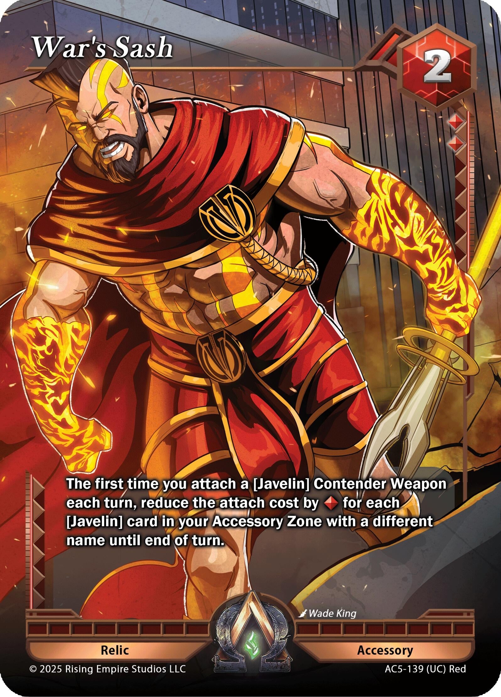 Image for War's Sash (Equilibrium) (AC5-139) - Alpha Clash