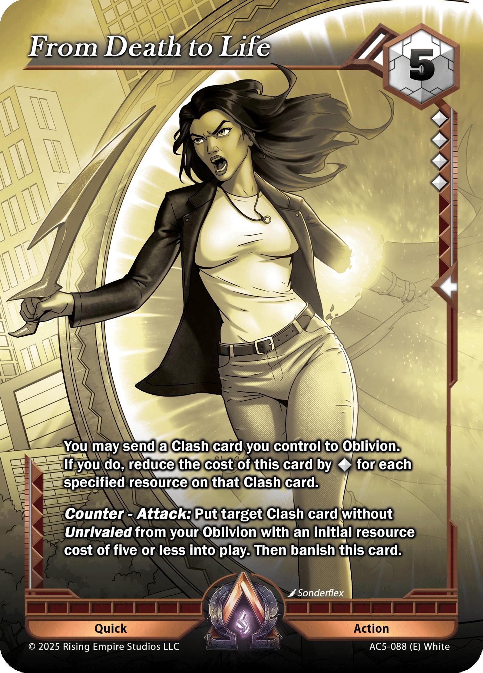Image for From Death to Life (Gold Chase) (Equilibrium) (AC5-088) - Alpha Clash