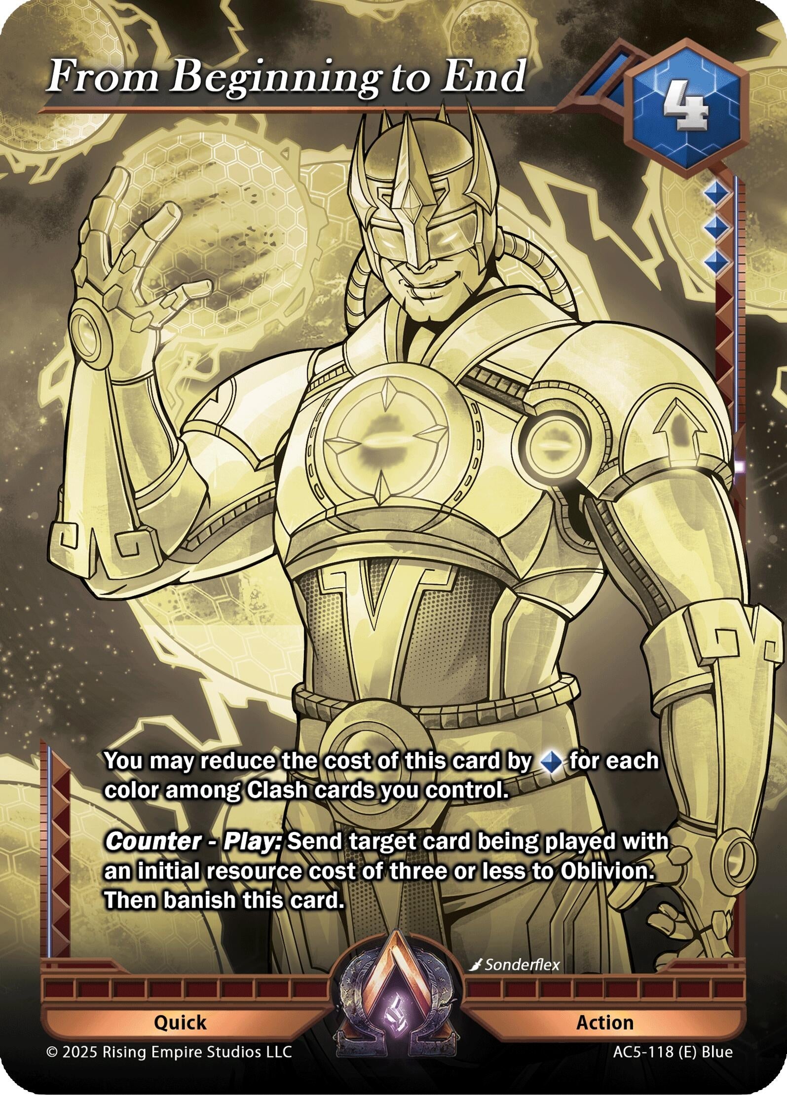 Image for From Beginning to End (Gold Chase) (Equilibrium) (AC5-118) - Alpha Clash