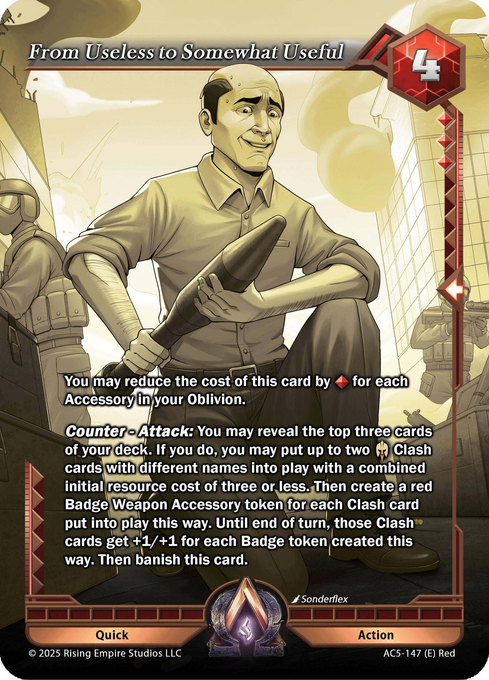 Image for From Useless to Somewhat Useful (Gold Chase) (Equilibrium) (AC5-147) - Alpha Clash