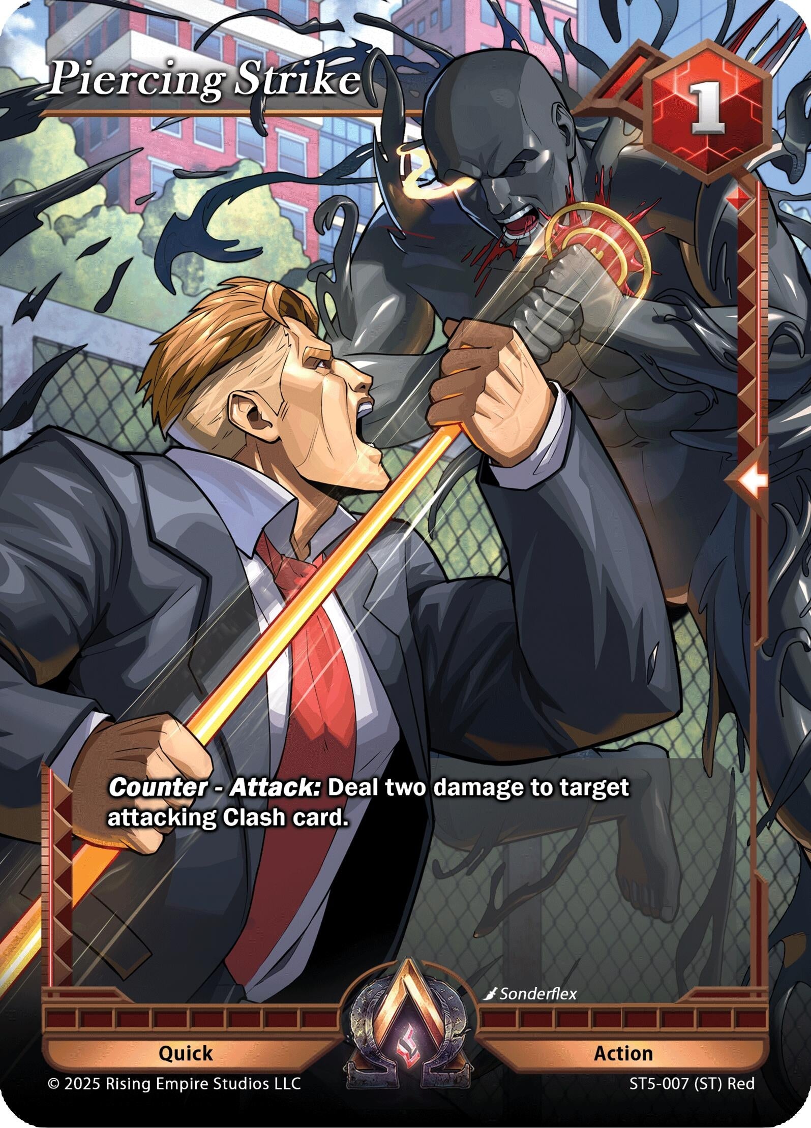 Image for Piercing Strike (Equilibrium) (ST5-007) - Alpha Clash