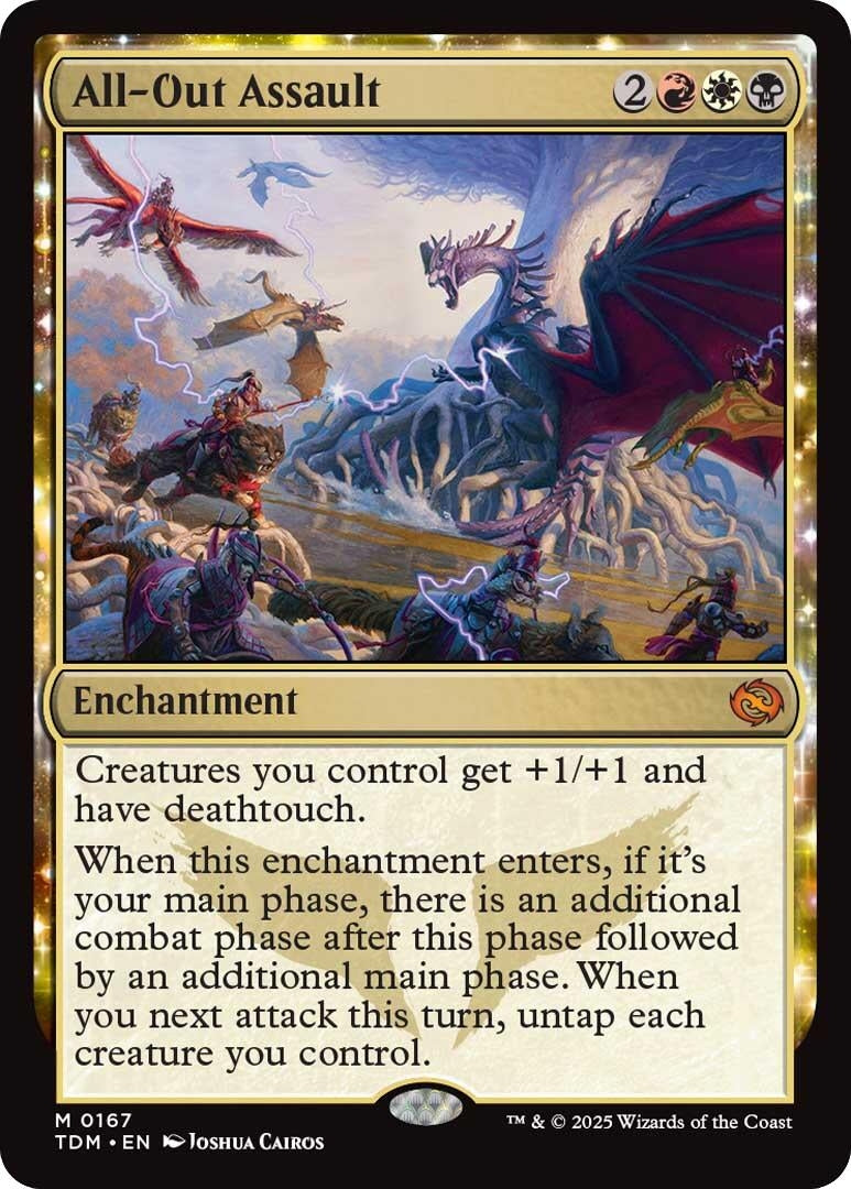 Image for All-Out Assault (Tarkir: Dragonstorm) (167) - Magic: The Gathering