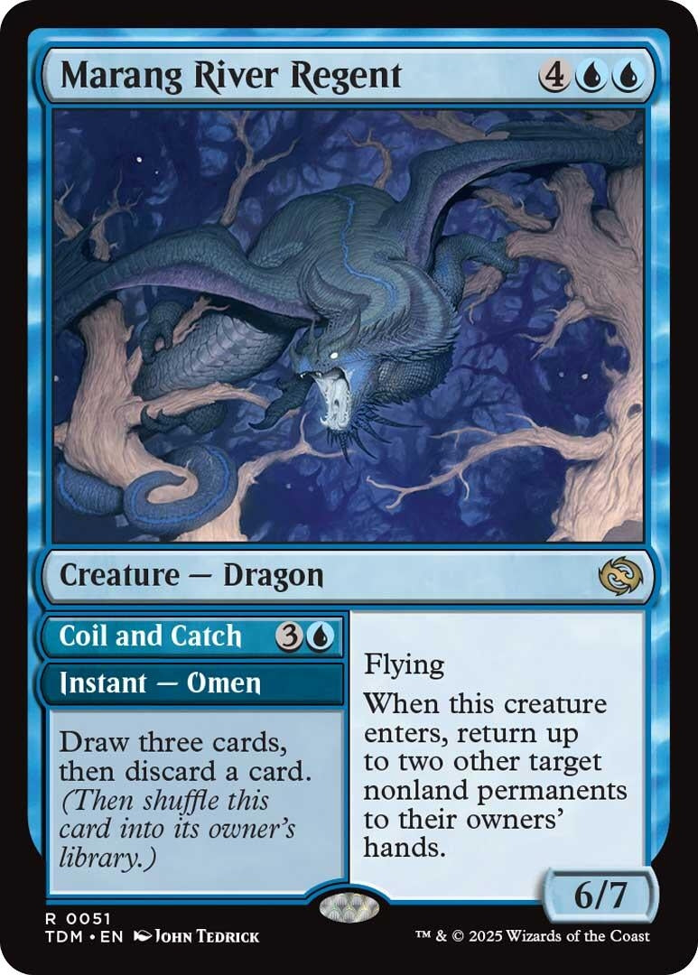 Image for Marang River Regent (Tarkir: Dragonstorm) (51) - Magic: The Gathering