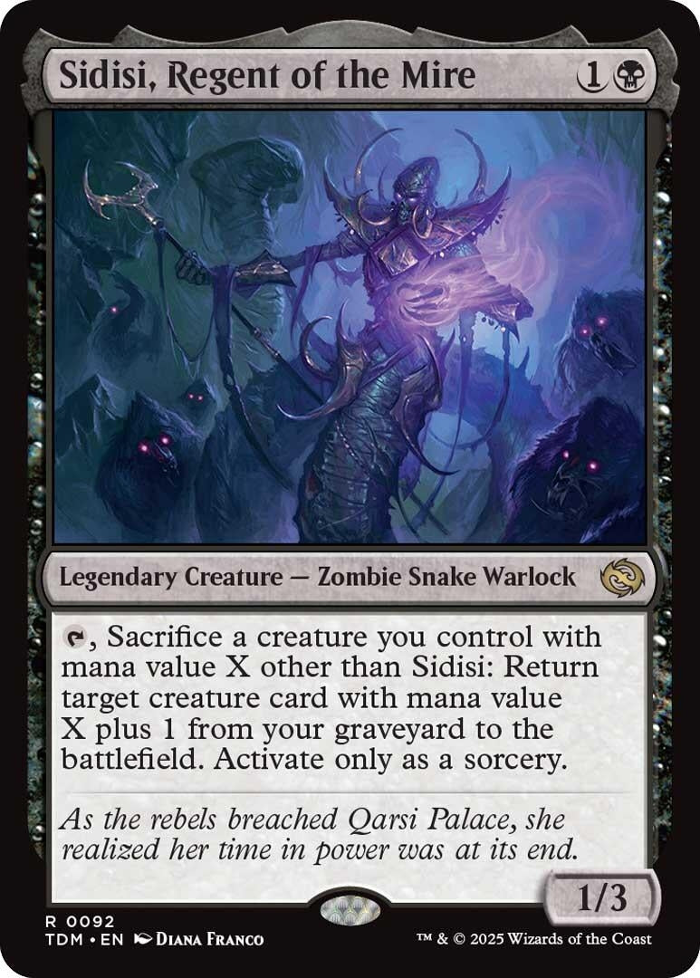 Image for Sidisi, Regent of the Mire (Tarkir: Dragonstorm) (92) - Magic: The Gathering