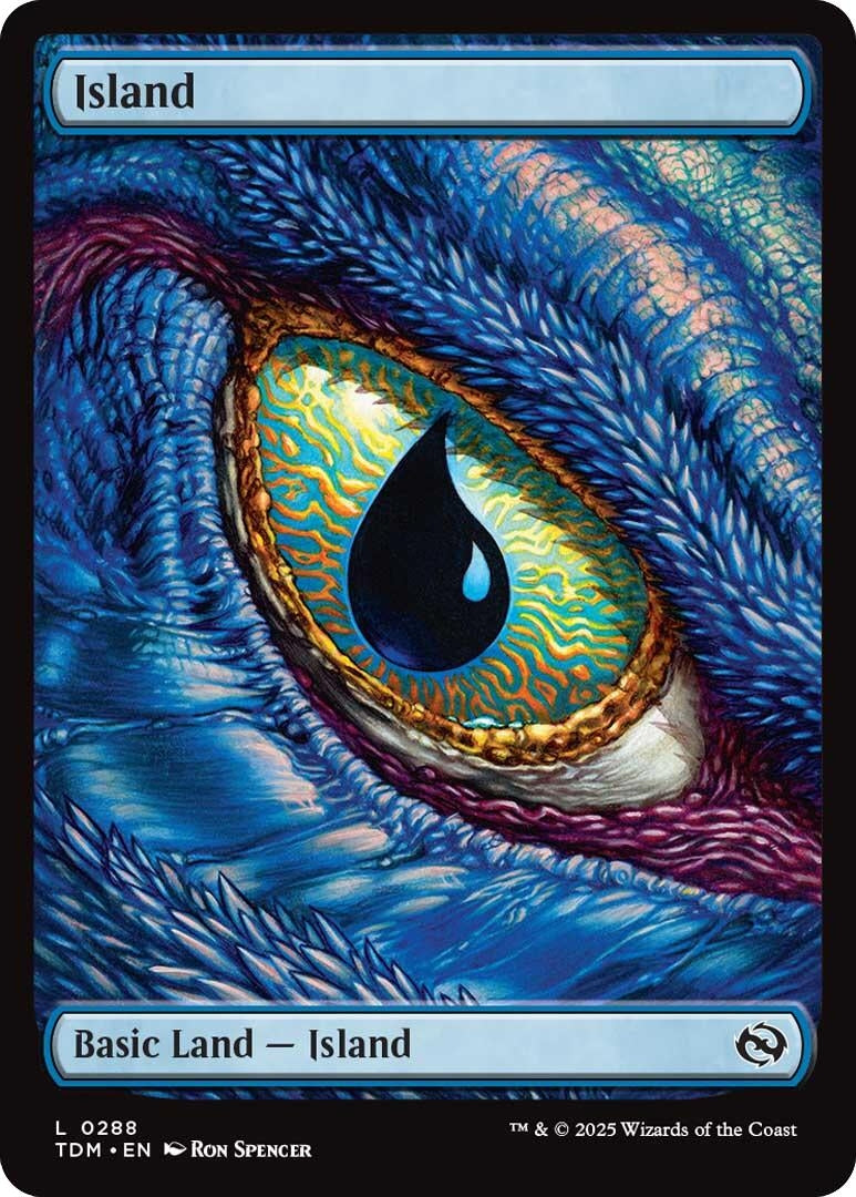Image for Island (0288) (Tarkir: Dragonstorm) (288) - Magic: The Gathering
