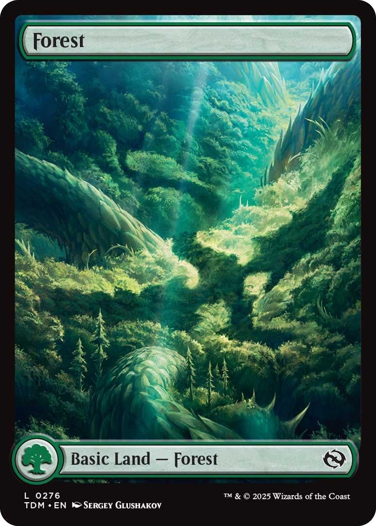 Image for Forest (0276) (Tarkir: Dragonstorm) (276) - Magic: The Gathering