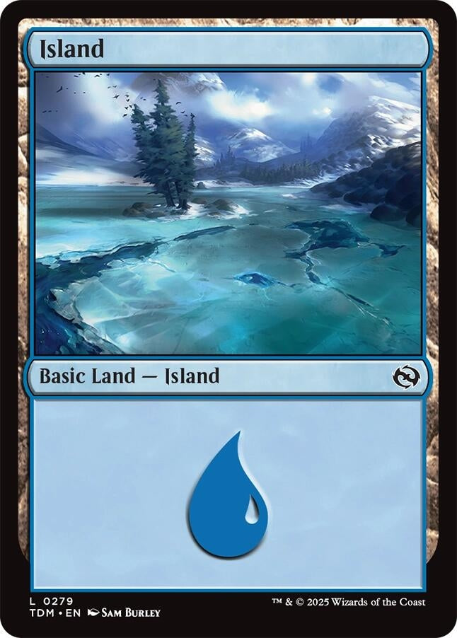 Image for Island (0279) (Tarkir: Dragonstorm) (279) - Magic: The Gathering