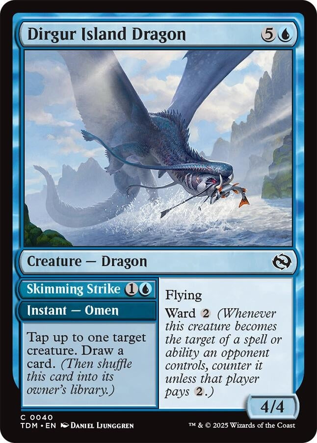 Image for Dirgur Island Dragon (Tarkir: Dragonstorm) (40) - Magic: The Gathering