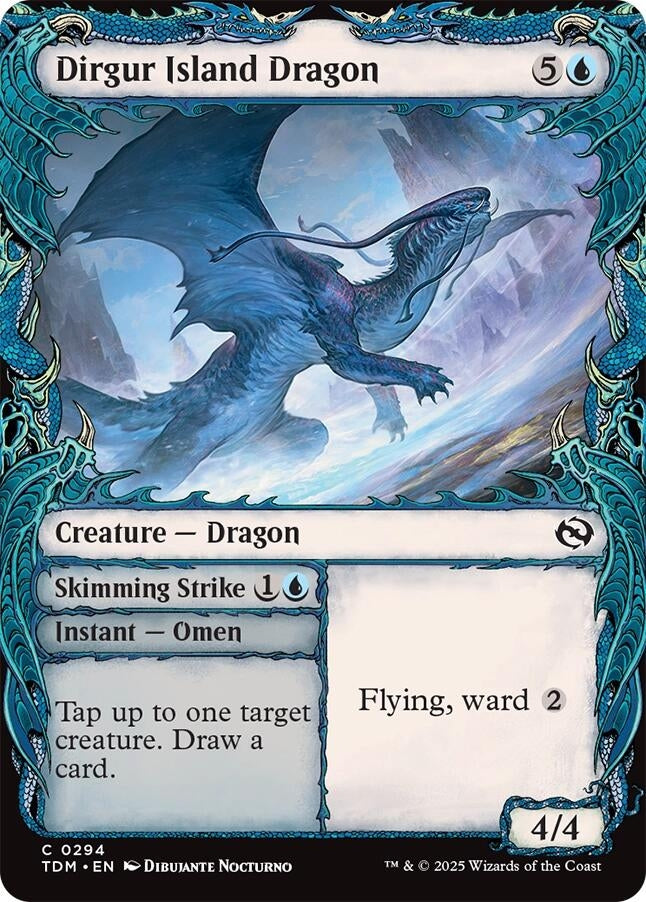 Image for Dirgur Island Dragon (Showcase) (Tarkir: Dragonstorm) (294) - Magic: The Gathering