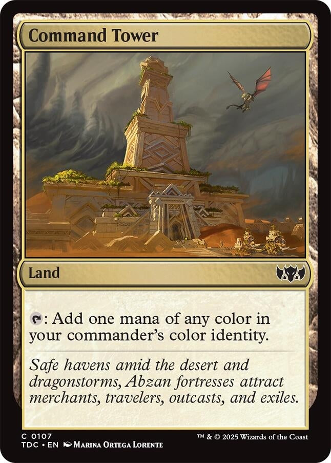Image for Command Tower (Commander: Tarkir: Dragonstorm) (107) - Magic: The Gathering