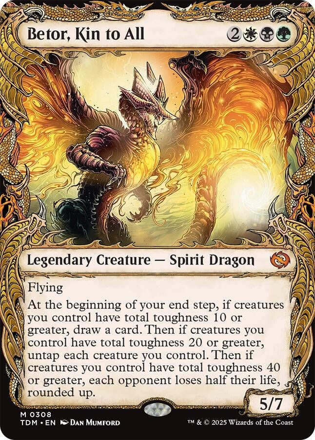 Image for Betor, Kin to All (Showcase) (Tarkir: Dragonstorm) (308) - Magic: The Gathering