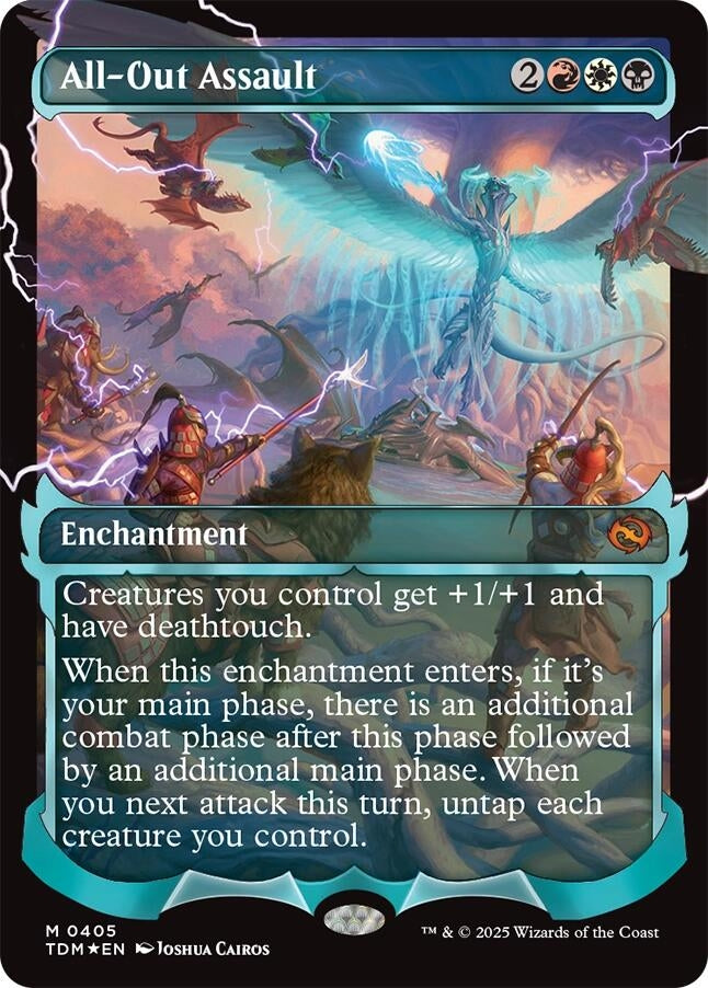Image for All-Out Assault (Showcase) (Tarkir: Dragonstorm) (405) - Magic: The Gathering