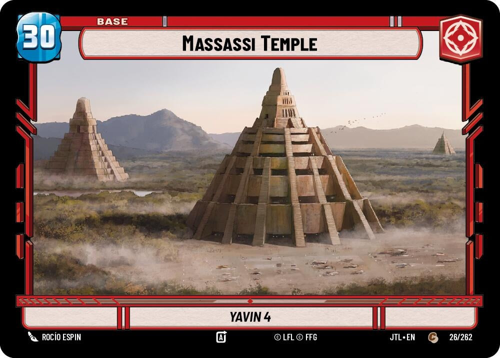 Image for Massassi Temple // TIE Fighter (Jump to Lightspeed) (026/262 // T01/T04) - Star Wars: Unlimited