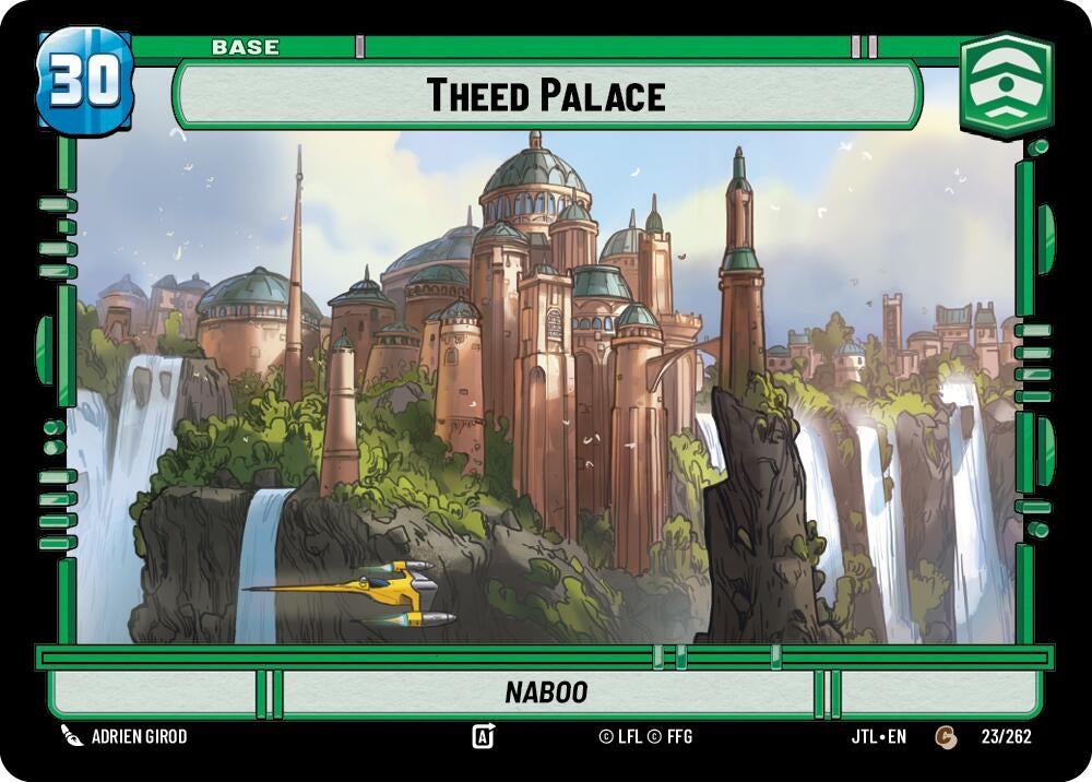 Image for Theed Palace // X-Wing (Jump to Lightspeed) (023/2262 // T02/T04) - Star Wars: Unlimited