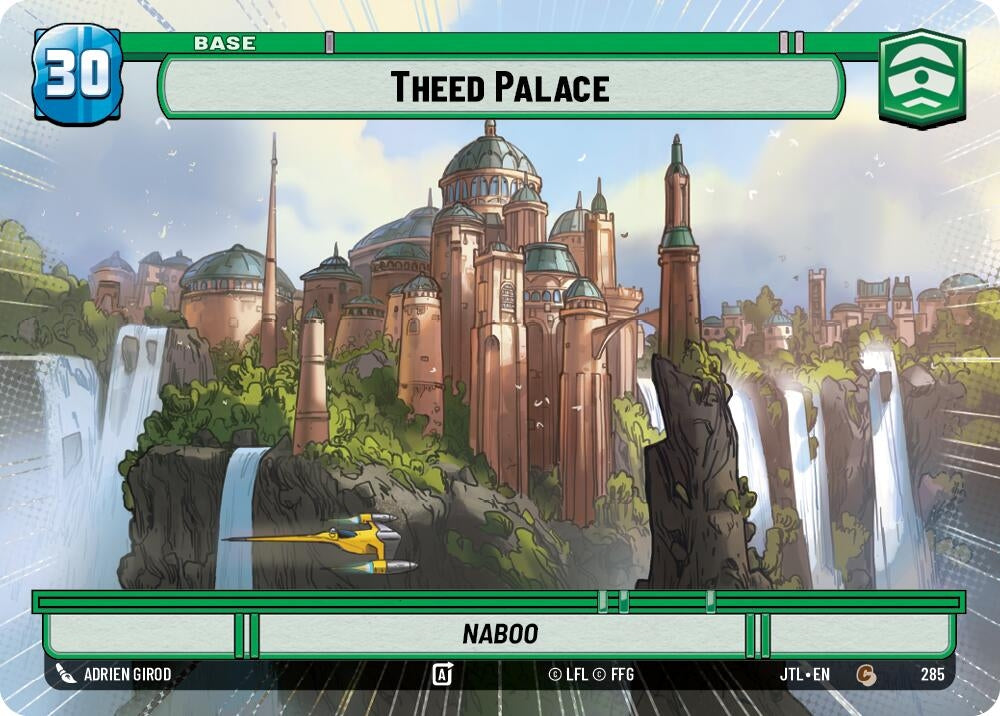Image for Theed Palace // X-Wing (Hyperspace) (Jump to Lightspeed) (285 // T06) - Star Wars: Unlimited