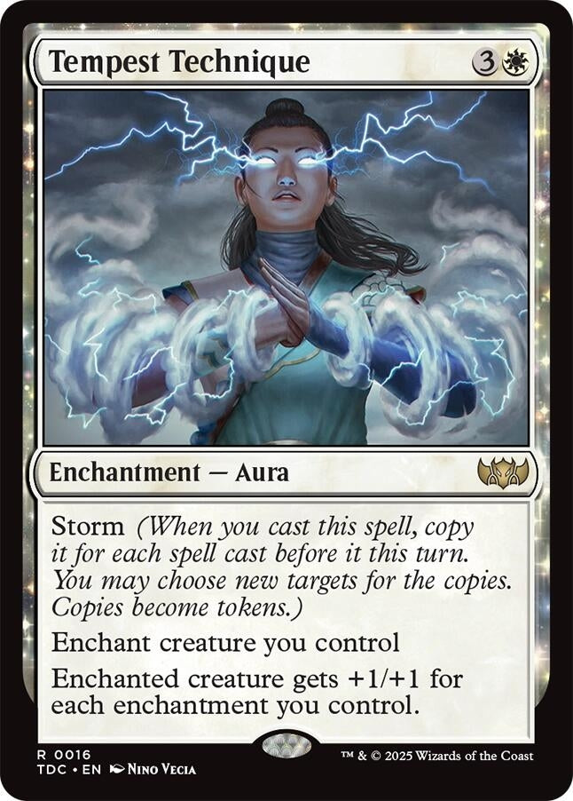 Image for Tempest Technique (Commander: Tarkir: Dragonstorm) (16) - Magic: The Gathering