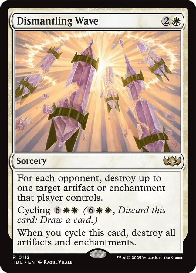 Image for Dismantling Wave (Commander: Tarkir: Dragonstorm) (112) - Magic: The Gathering