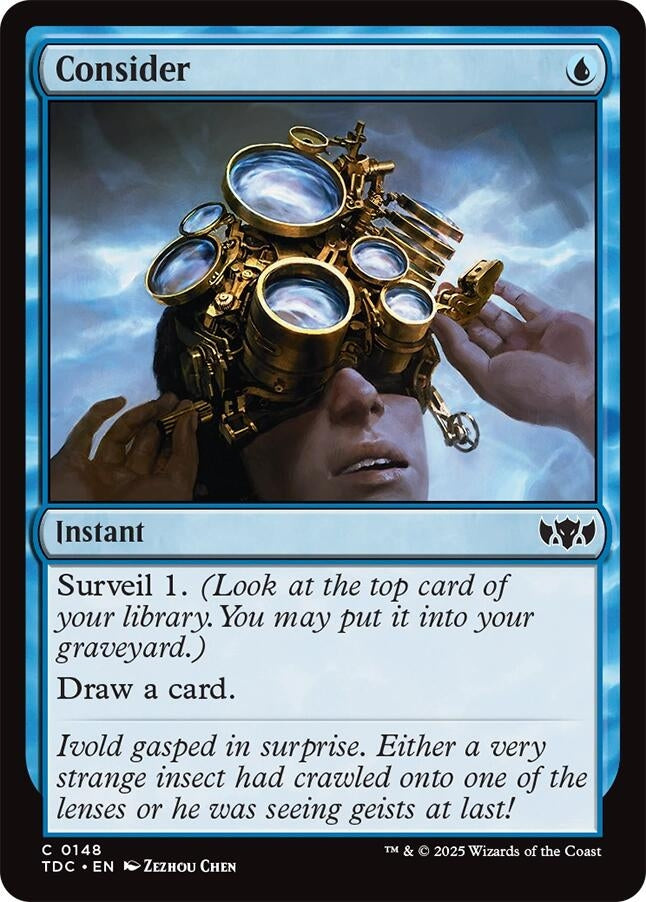 Image for Consider (Commander: Tarkir: Dragonstorm) (148) - Magic: The Gathering