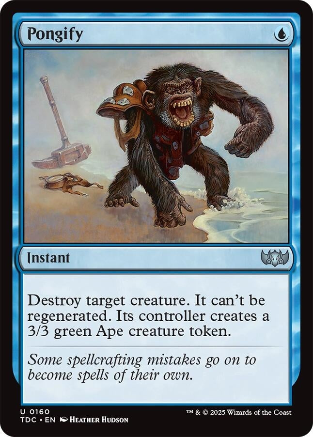 Image for Pongify (Commander: Tarkir: Dragonstorm) (160) - Magic: The Gathering