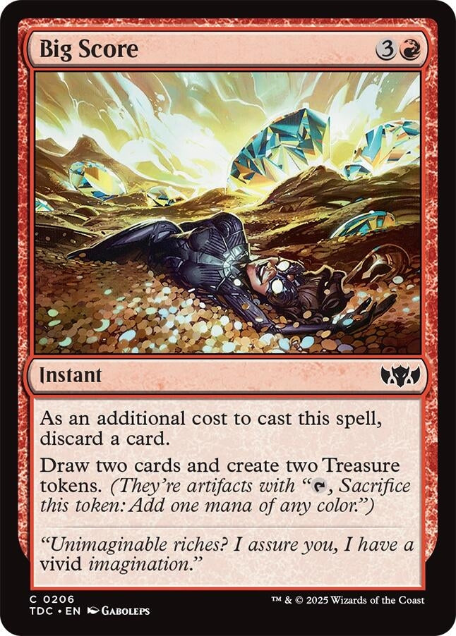 Image for Big Score (Commander: Tarkir: Dragonstorm) (206) - Magic: The Gathering
