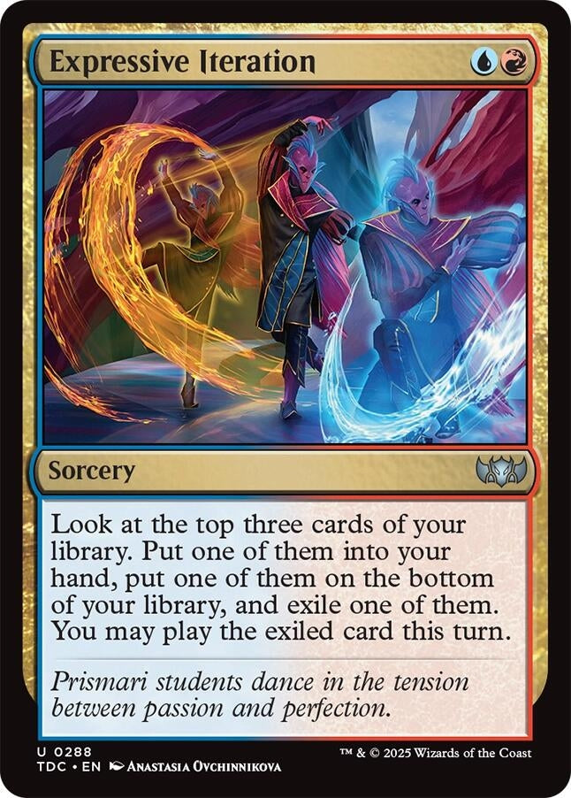 Image for Expressive Iteration (Commander: Tarkir: Dragonstorm) (288) - Magic: The Gathering
