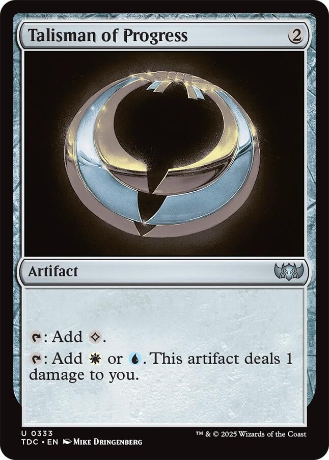 Image for Talisman of Progress (Commander: Tarkir: Dragonstorm) (333) - Magic: The Gathering
