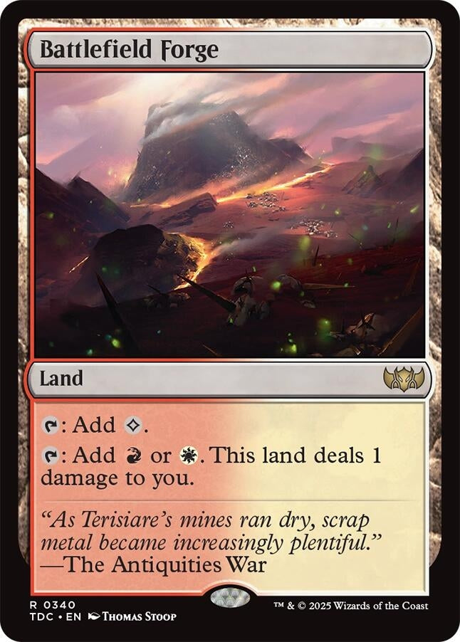 Image for Battlefield Forge (Commander: Tarkir: Dragonstorm) (340) - Magic: The Gathering