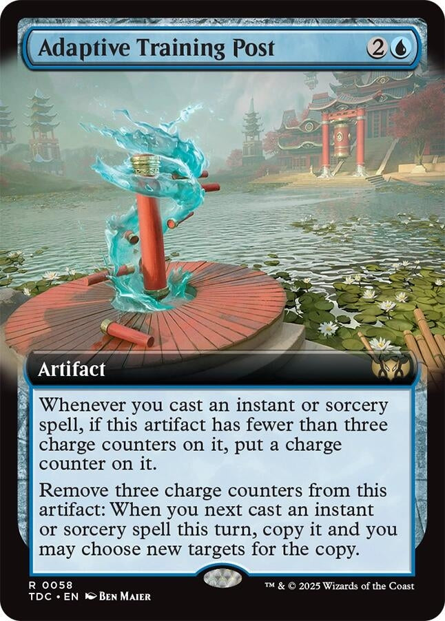 Image for Adaptive Training Post (Extended Art) (Commander: Tarkir: Dragonstorm) (58) - Magic: The Gathering