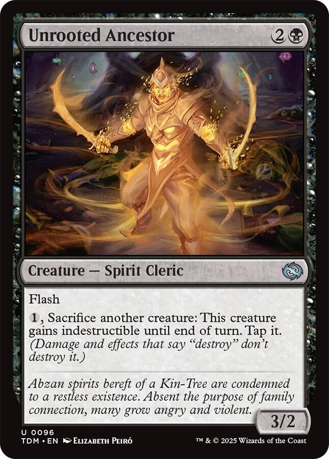 Image for Unrooted Ancestor (Tarkir: Dragonstorm) (96) - Magic: The Gathering