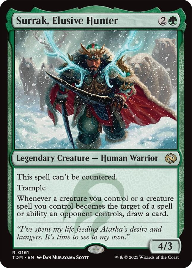 Image for Surrak, Elusive Hunter (Tarkir: Dragonstorm) (161) - Magic: The Gathering