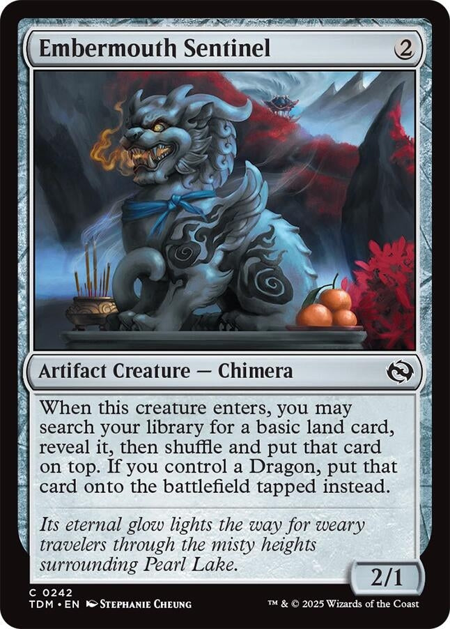 Image for Embermouth Sentinel (Tarkir: Dragonstorm) (242) - Magic: The Gathering