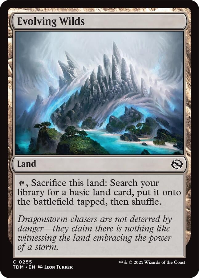 Image for Evolving Wilds (Tarkir: Dragonstorm) (255) - Magic: The Gathering