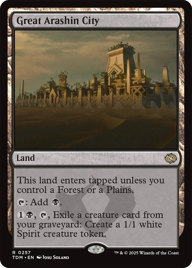 Image for Great Arashin City (Tarkir: Dragonstorm) (257) - Magic: The Gathering