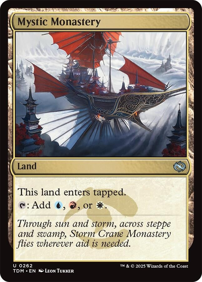Image for Mystic Monastery (Tarkir: Dragonstorm) (262) - Magic: The Gathering