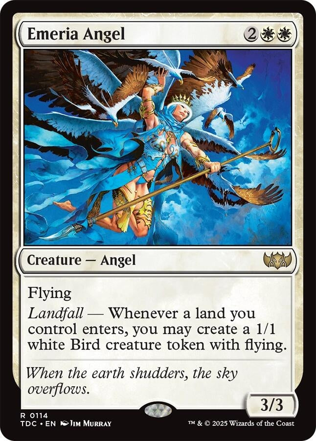 Image for Emeria Angel (Commander: Tarkir: Dragonstorm) (114) - Magic: The Gathering