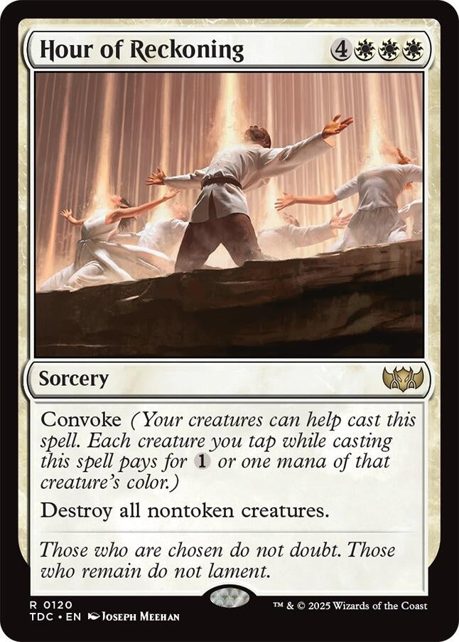 Image for Hour of Reckoning (Commander: Tarkir: Dragonstorm) (120) - Magic: The Gathering