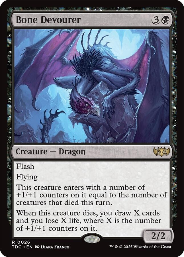 Image for Bone Devourer (Commander: Tarkir: Dragonstorm) (26) - Magic: The Gathering