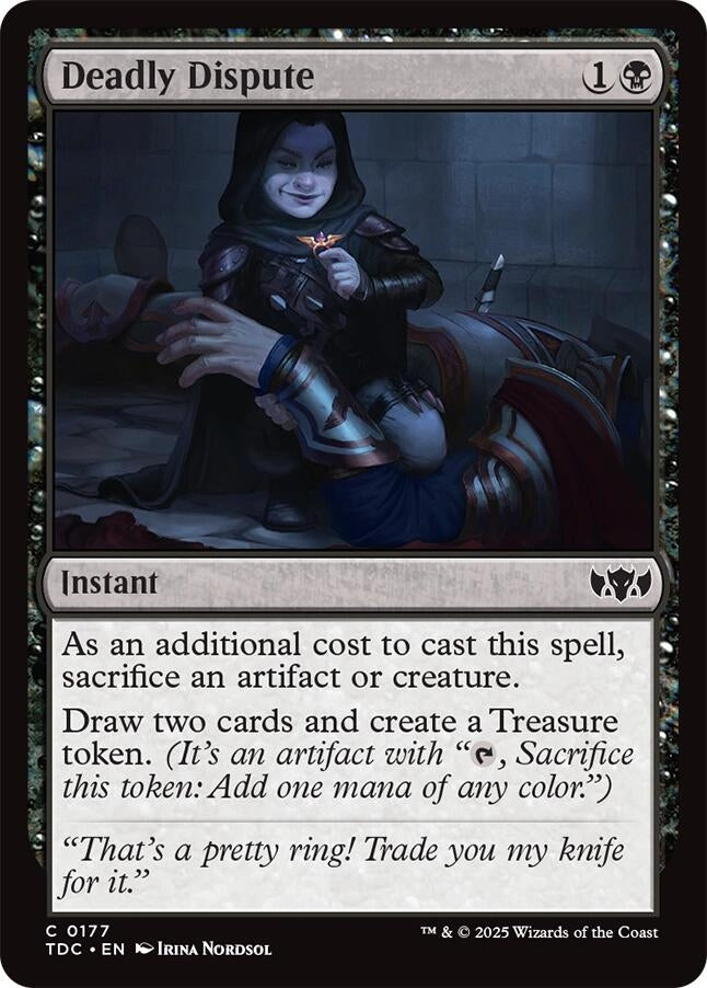 Image for Deadly Dispute (Commander: Tarkir: Dragonstorm) (177) - Magic: The Gathering