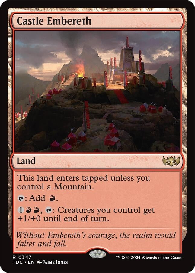 Image for Castle Embereth (Commander: Tarkir: Dragonstorm) (347) - Magic: The Gathering