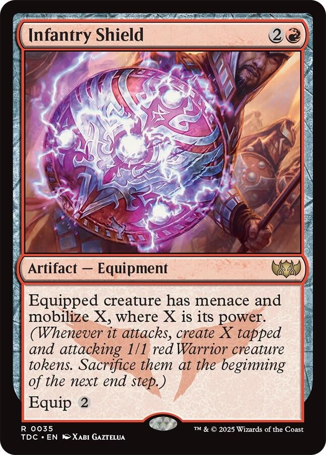 Image for Infantry Shield (Commander: Tarkir: Dragonstorm) (35) - Magic: The Gathering
