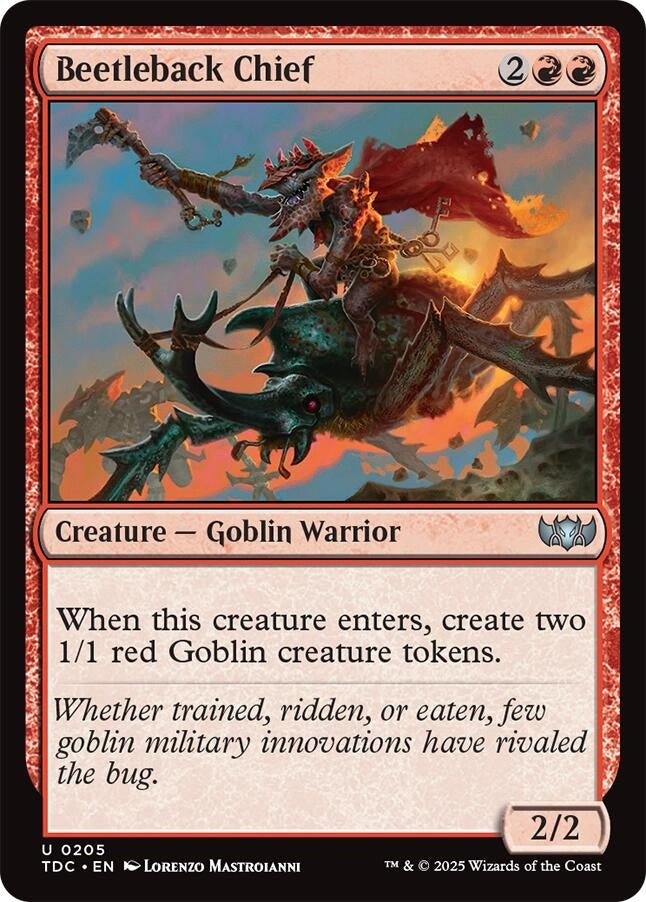 Image for Beetleback Chief (Commander: Tarkir: Dragonstorm) (205) - Magic: The Gathering