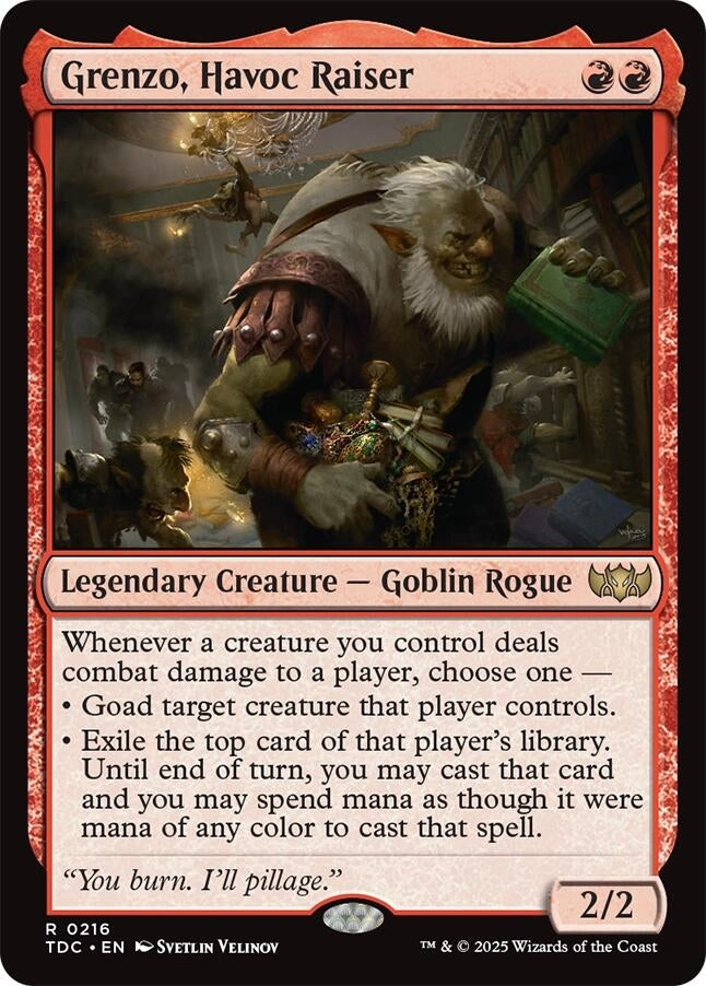 Image for Grenzo, Havoc Raiser (Commander: Tarkir: Dragonstorm) (216) - Magic: The Gathering