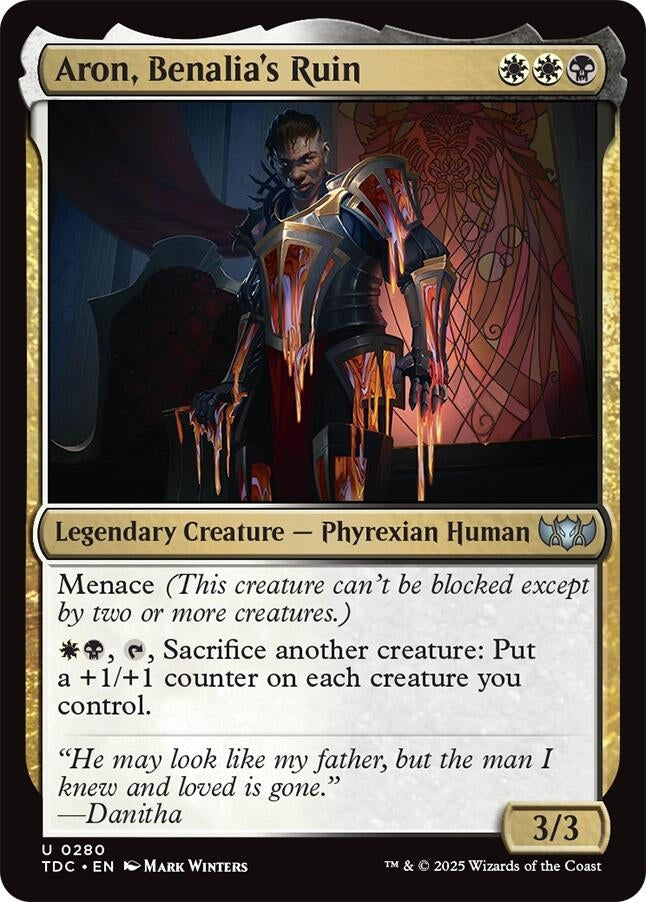 Image for Aron, Benalia's Ruin (Commander: Tarkir: Dragonstorm) (280) - Magic: The Gathering