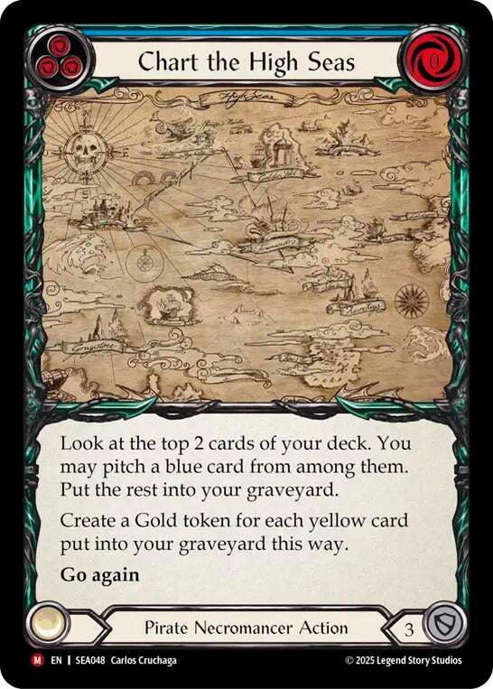 Image for Chart the High Seas (High Seas) (SEA048) - Flesh and Blood TCG