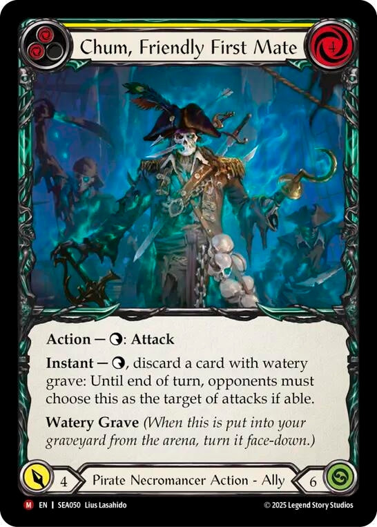 Image for Chum, Friendly First Mate (High Seas) (SEA050) - Flesh and Blood TCG