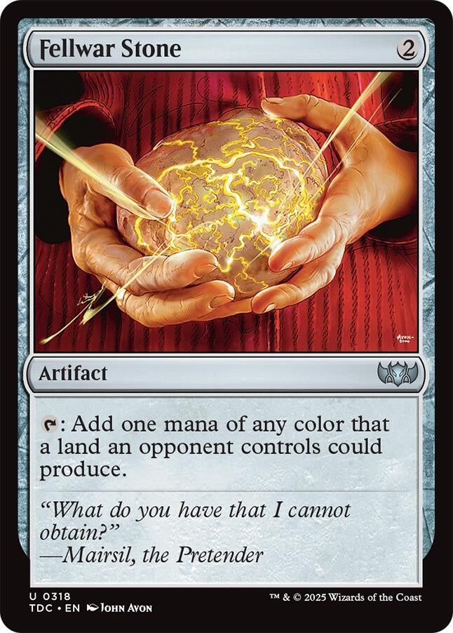 Image for Fellwar Stone (Commander: Tarkir: Dragonstorm) (318) - Magic: The Gathering