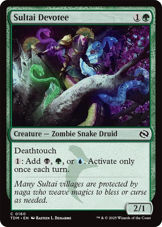 Image for Sultai Devotee (Tarkir: Dragonstorm) (160) - Magic: The Gathering